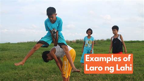 laro ng lahi games examples